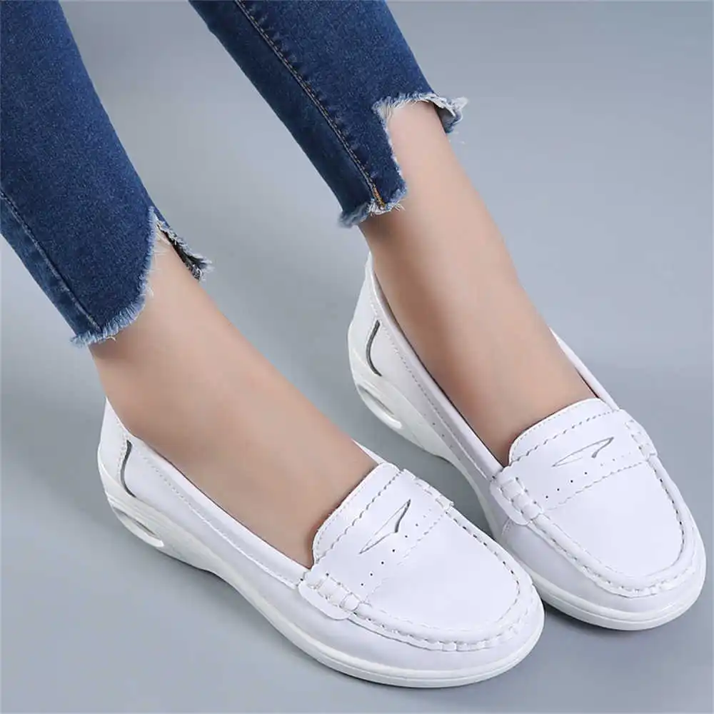 Office Tech Gift Ideas - Thick Sole Slipon White Trainers For