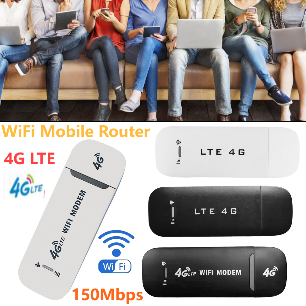 4G Lte Router Sim - 150Mbps Wireless WiFi Mobile Router 4G