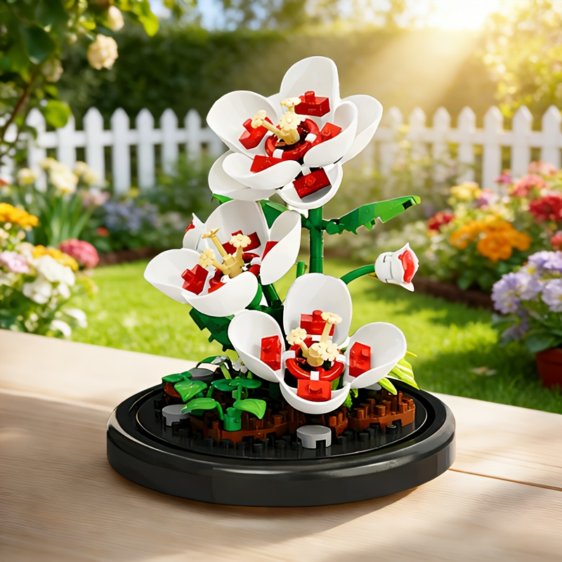 Office Technician - Mini [Flower Name] Bonsai Building Blocks,