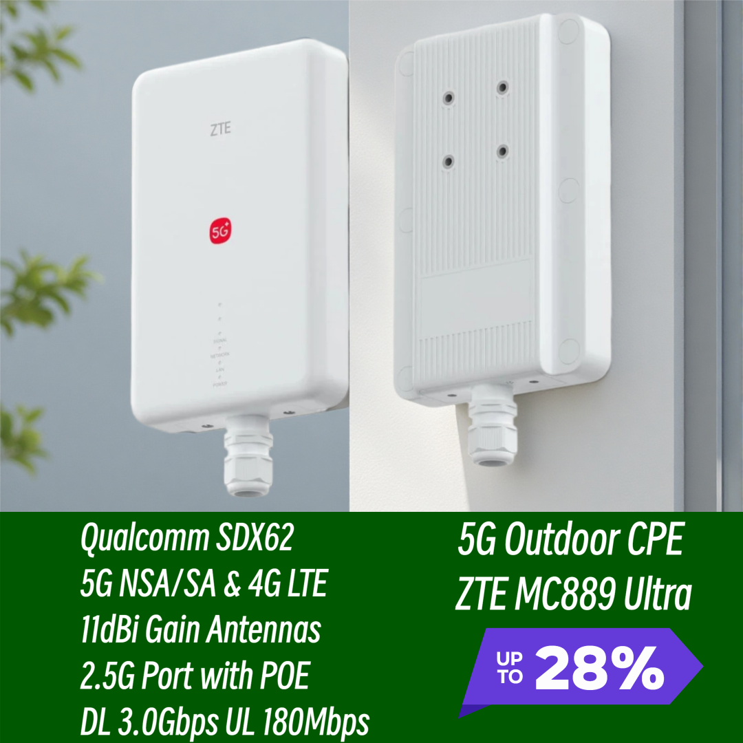 Global Version ZTE 5G Outdoor  - огляд і ціна 4G Lte Router Sim