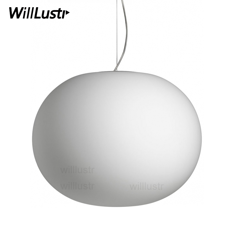 Modern Oval Milk White Glass P - огляд і ціна Office Technician