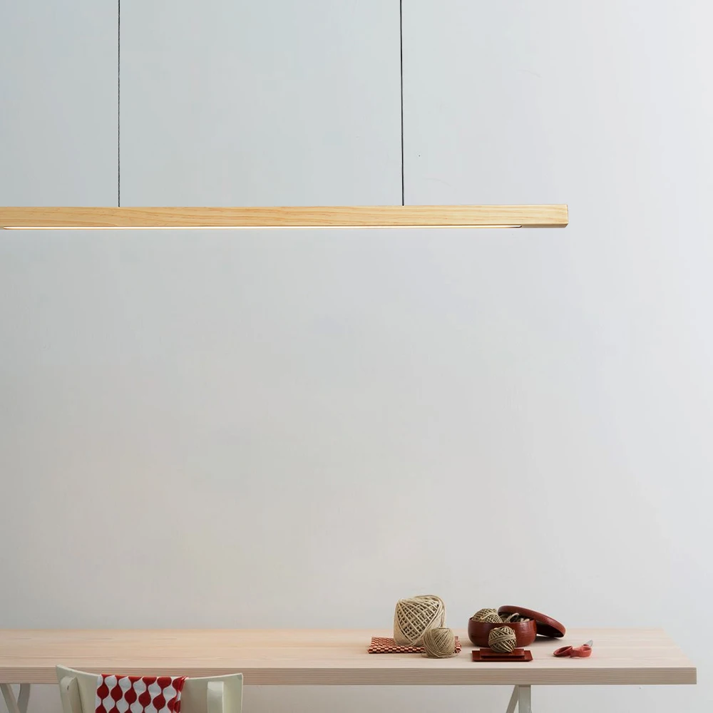 Modern Simple Wooden Pendant L - огляд і ціна Office Technician