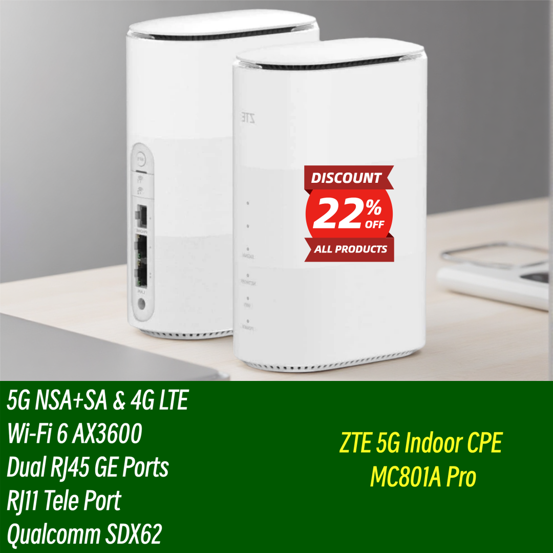 ZTE 5G Indoor WiFi Router MC80 - огляд і ціна 4G Lte Router Sim