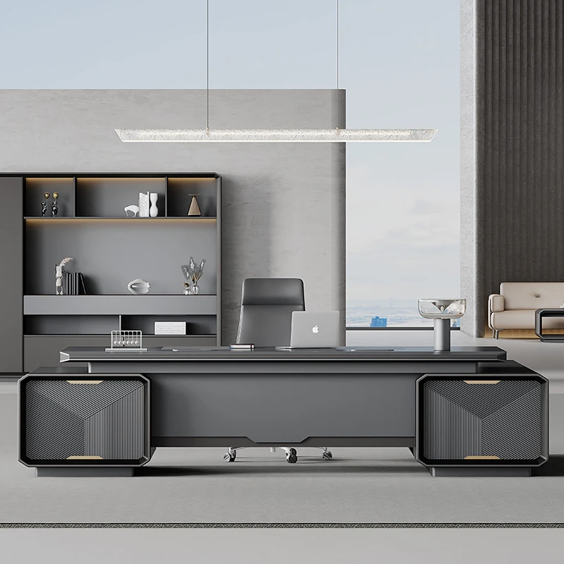 -Modern Luxury Wooden Desk Wor - огляд і ціна Office Tech Furniture