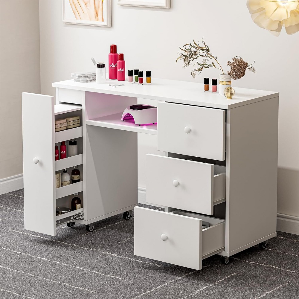 Manicure Table Nail Desk for N - огляд і ціна Office Tech Furniture